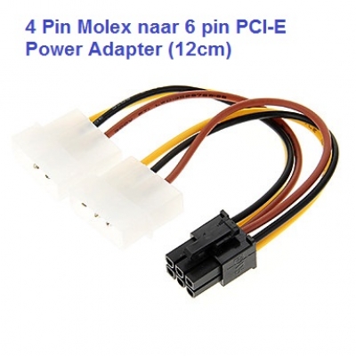 Molex naar PCI-E Video